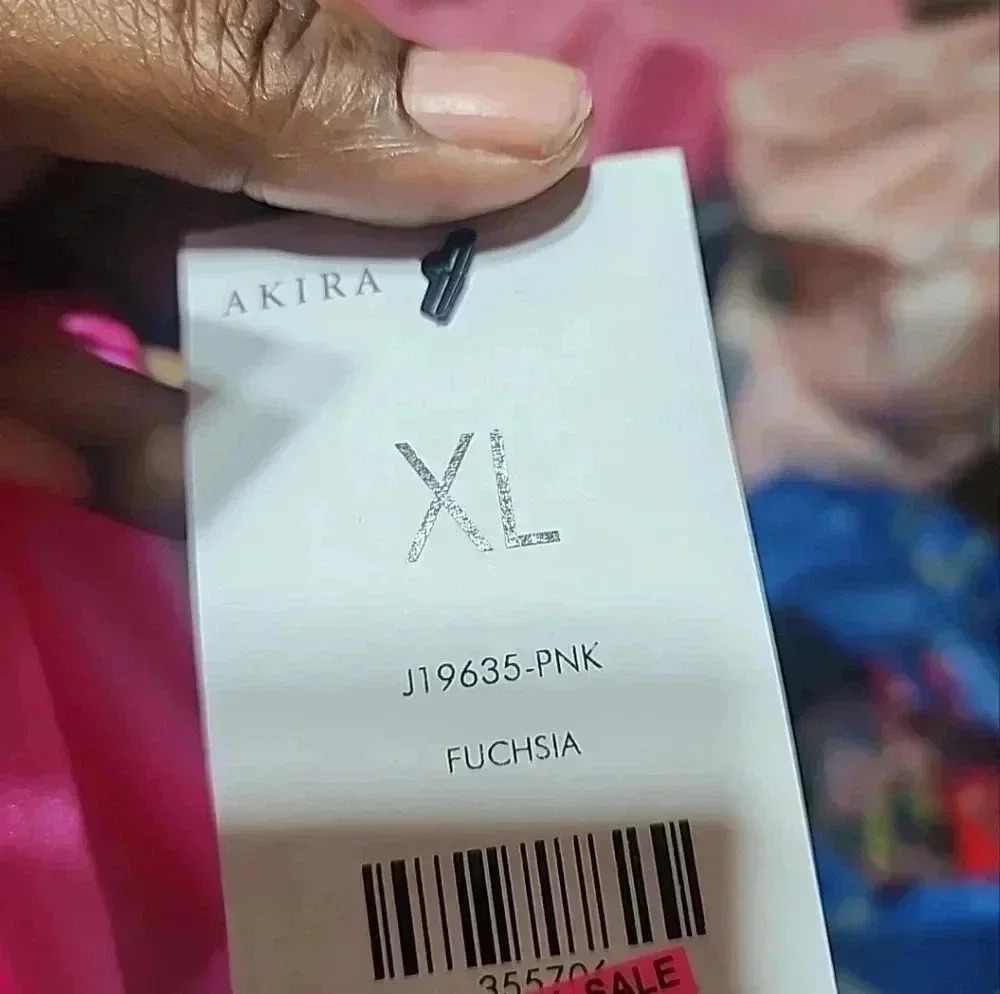 Akira Fushia hot pink Biker Play suit Romper. Nwt size Xl - Picture 3 of 5
